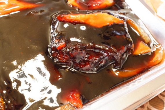 黒酢酢豚弁当
