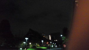 深夜の浅草寺